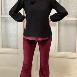 Pantalon Terciopelo Granate