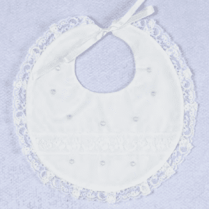 Babero Bautizo Encaje