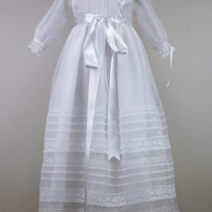 Batón Bautizo Blanco Roto