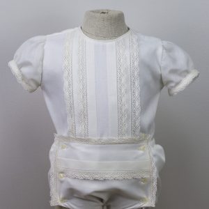Conjunto Bautizo Puntillas