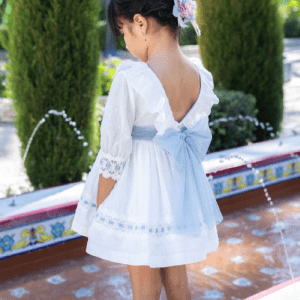 Vestido Plumeti y Tul