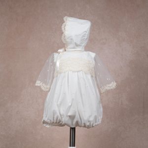 Pelele Encaje y Plumeti