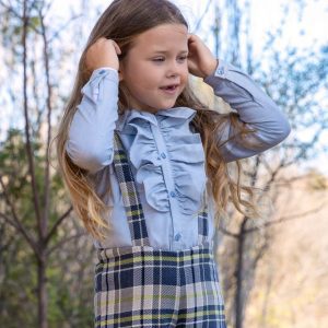 Camisa Volante Denim