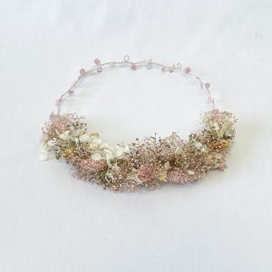 Corona Flores y Espigas