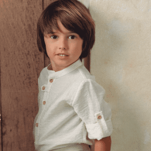 Camisa Niño Beige